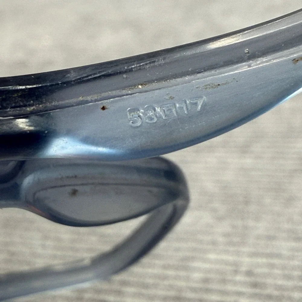 Ray-Ban‎ RB 5228 5547 Blue Orange Rectangular Y2K Eyeglasses Frames 53-17 140